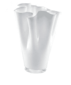 Váza WAIVA opálovo biela H30 cm