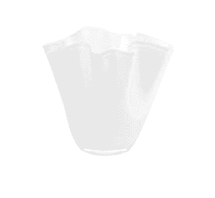 Váza WAIVA opálovo biela H13 cm