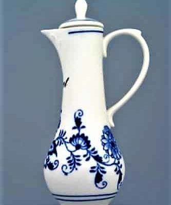 Cibulák – Karafa na ocot, olej, sóju 0,14 l – originál cibuľový porcelán 1. akosť