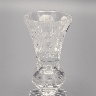 Krištáľová brúsená váza ÚSVIT 8 cm