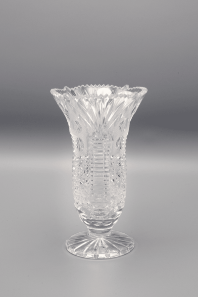 Krištáľová brúsená váza ÚSVIT 16 cm