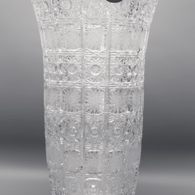 Krištáľová brúsená váza ÚSVIT 32 cm